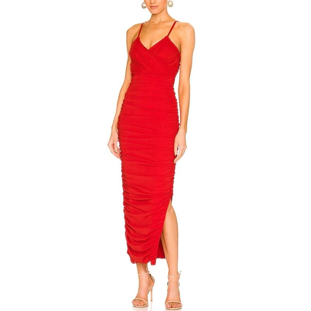 Revolve Elliatt Pippa Midi Dress in Red Bestselling Favorite Size XS NWT$250 - Picture 2 of 7